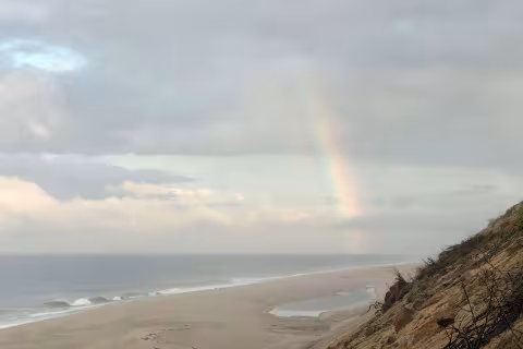Rainbow over Longnook Beach, Truro MA 